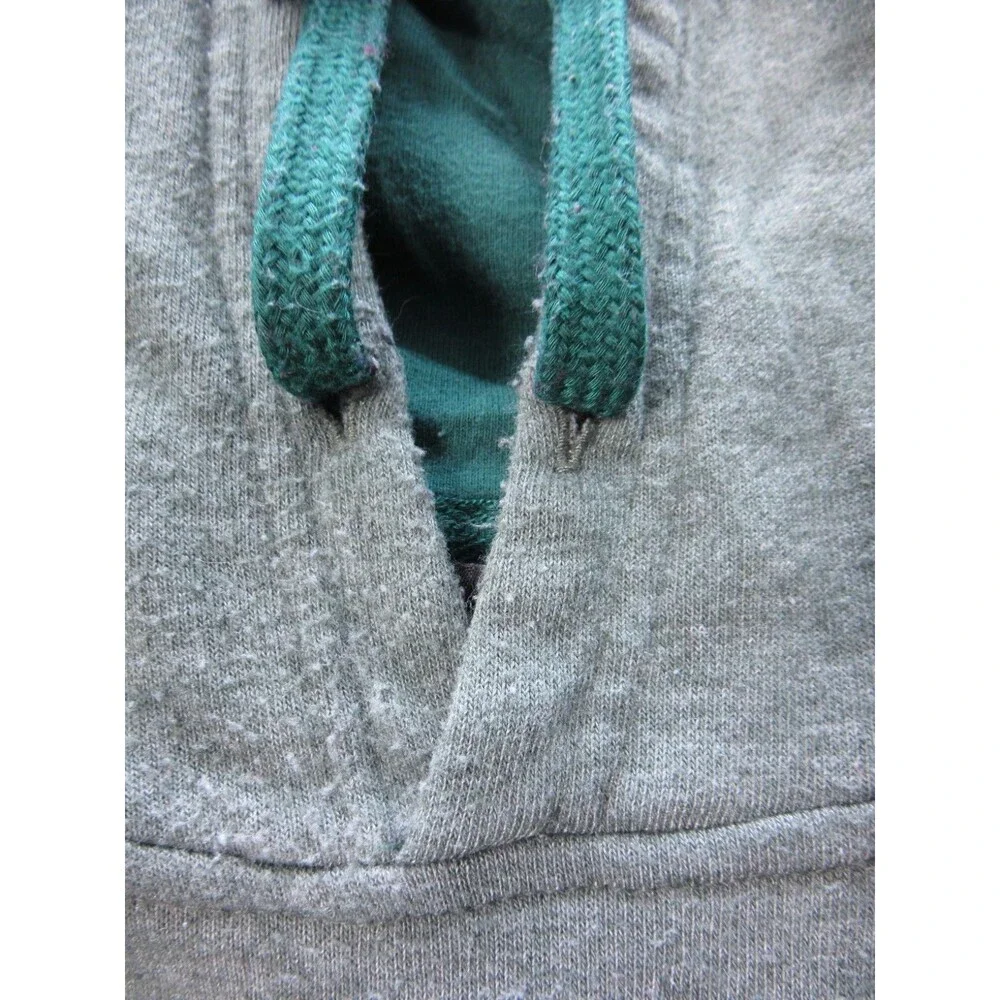 The North Face Hoodie Men's Large Green Pullover Sweatshirt Outdoors Long Slv
